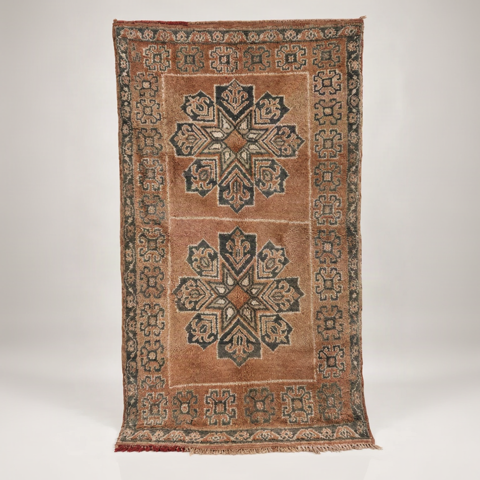 "DINA" Marokkanischer Vintage-Teppich 210 × 117 cm
