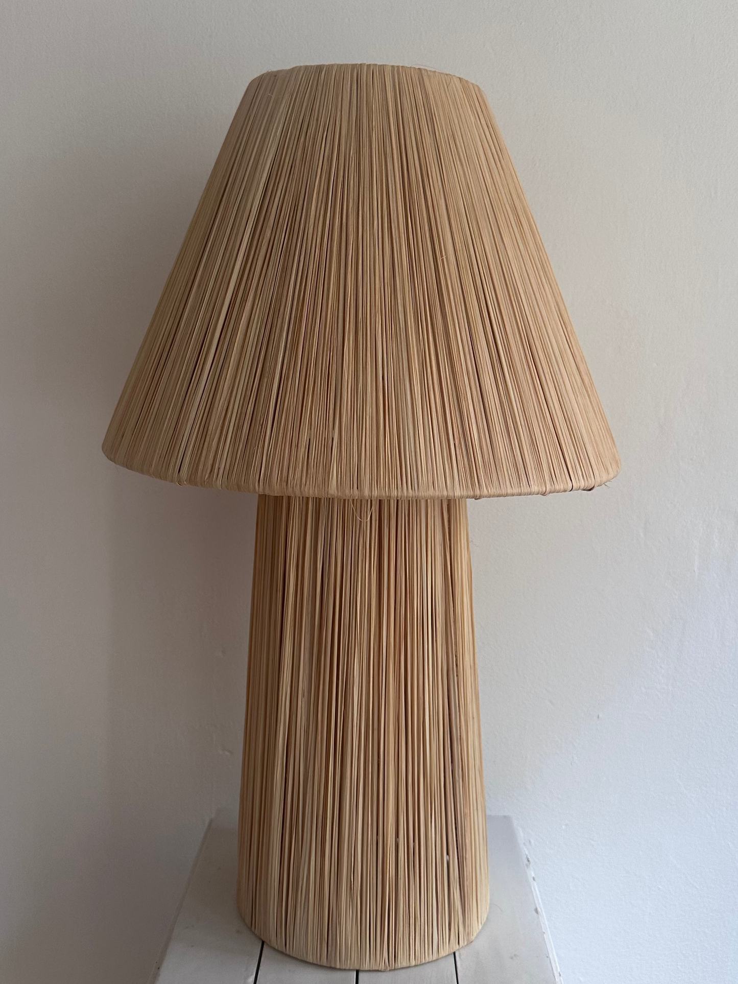 Raffia Lampe „SAMIRA“ Large