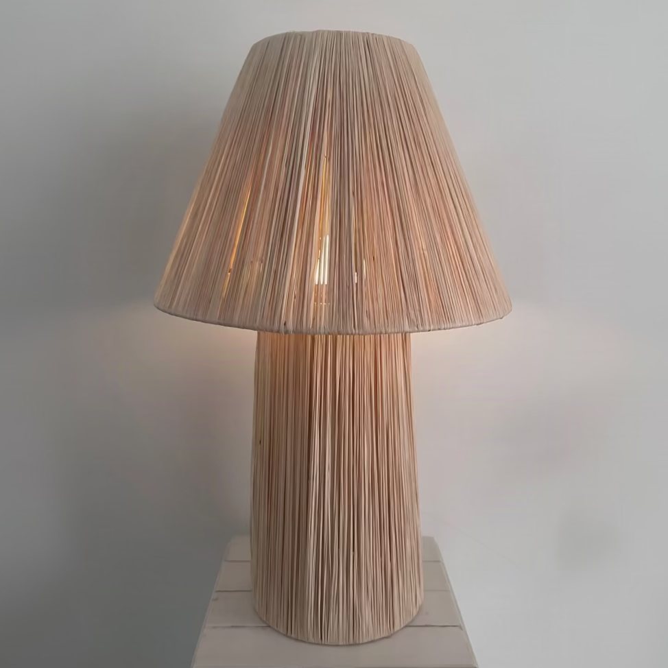 Raffia Lampe „SAMIRA“ Large