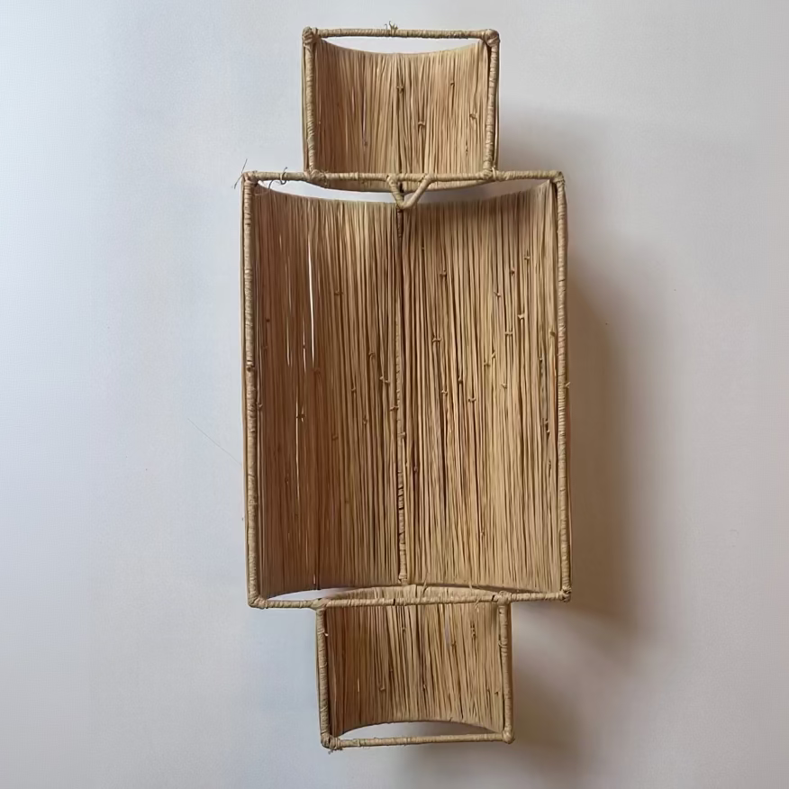 Wandlampe "MIMOUNA" aus Raffia