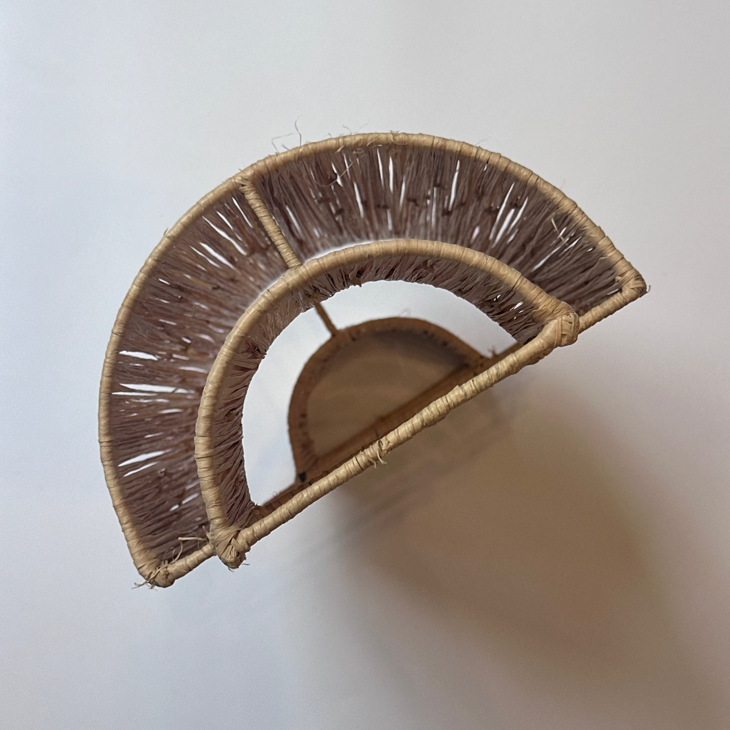 Wandlampe "MIMOUNA" aus Raffia