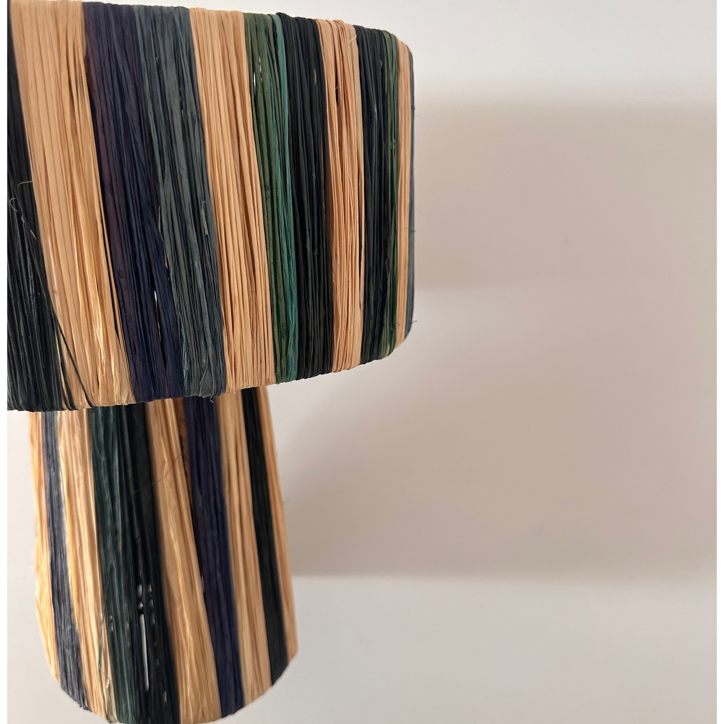 Raffia Tischleuchte "ZOUBIDA" Medium