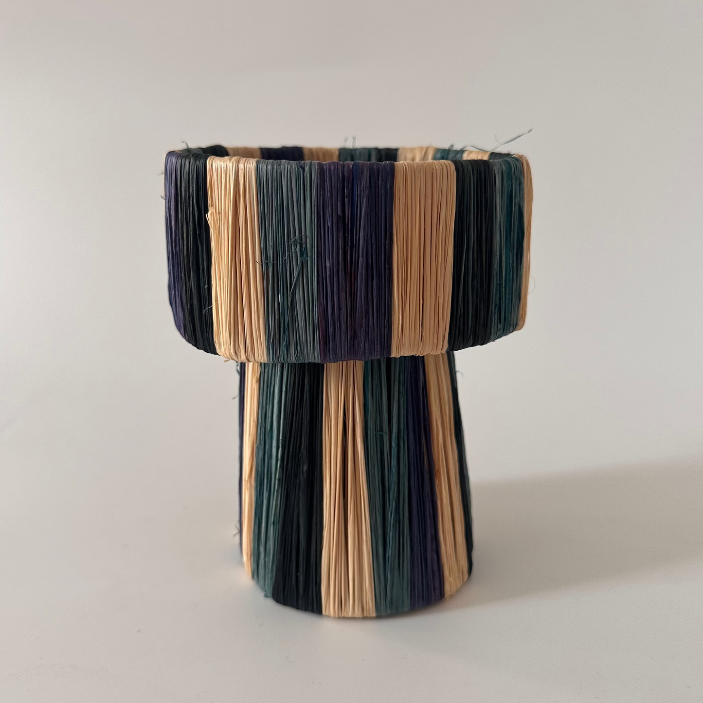 Raffia Tischleuchte "ZOUBIDA" Small