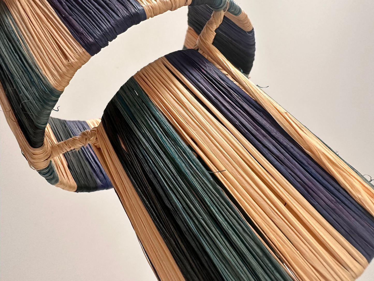 Raffia Tischleuchte "ZOUBIDA" Small