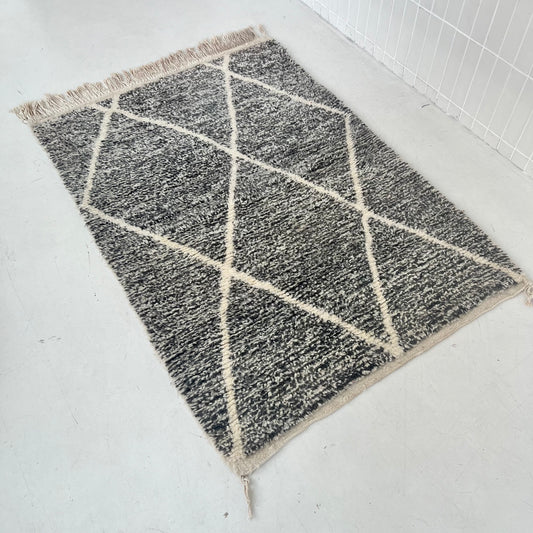 Beni Ourain Teppich „Grau meliert“