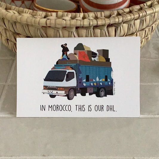 Postkarten „in Morocco“